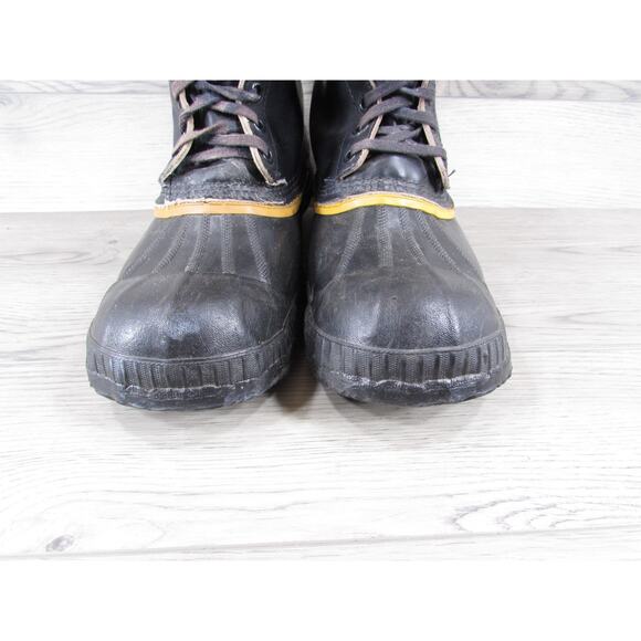 Vintage Kaufman Sorel Eskimo Snow Boots Leather Felt Lined Men’s Sz 12 main image 4